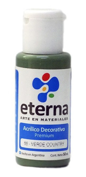 Eterna Acrilico Decorativo 50ml Verde Country 0