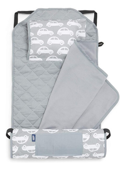 Wildkin Kids Modern Nap Mat Con Almohada Reutilizable Para N 0