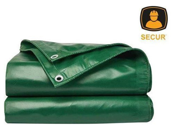 Lona Toldo Impermeable  Multiuso  Secur 8 X 10m Verde-ynter 1