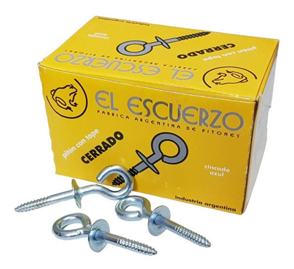 50 Pitones Cerrado Con Tope Nº 8 (para Taco Del 8) 0