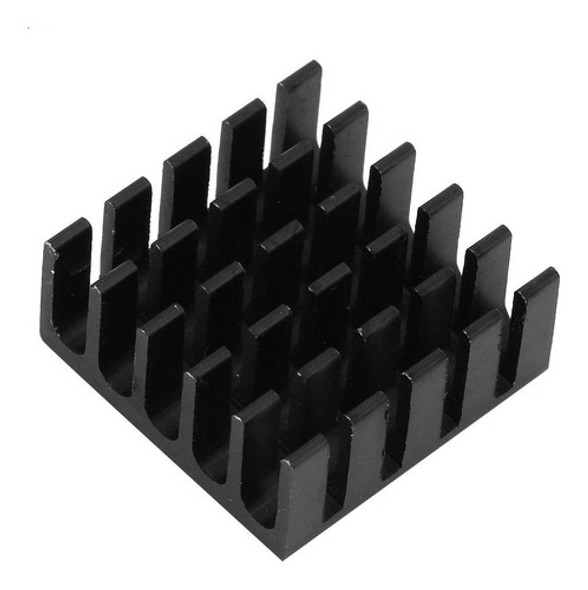 Disipador De Calor De Aluminio Para Chip 14x14mm 0