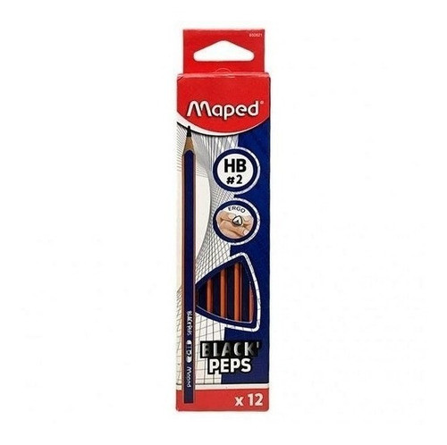 Lápiz Maped Grafito Navy Hb  X24 Uni. 0