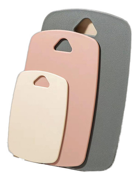 Juego De 3 Tablas De Cortar Rosadas Y Seguras Para Cocina 0