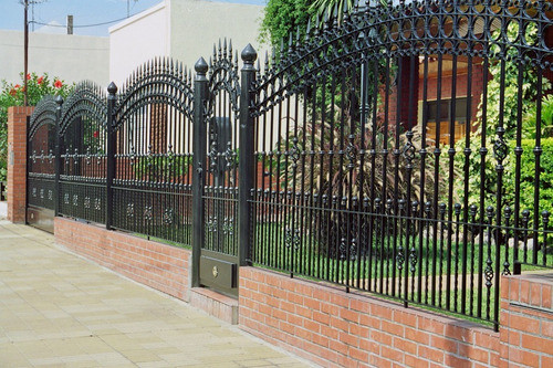 Punta Reja Puerta Porton Inglesa Grande Adorno Aluminio X 10u 1