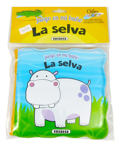 Libro Juego En Mi Baño La Selva Pvc Ploppy 350070 0