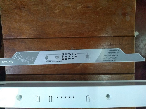 Frente Porta Plaqueta Mas Calco De Heladera Standrd Electric 1