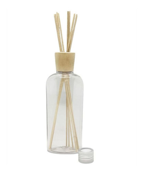 Envase Plastico 200 Cc C Tapa Difusora Madera X20 0