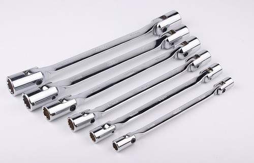 Juego Llaves Pipa Estriada Profesional X 6 Piezas 8-19 Mm 0