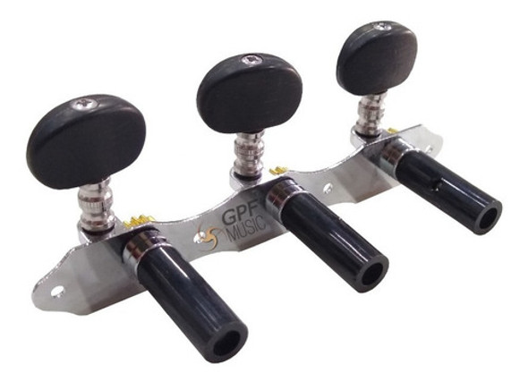 Clavijas Negras Para Guitarra Criolla Clasica Reforzadas 1