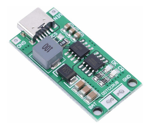 Modulo Regulador Voltaje Stepup Usb Tipo C 3-6v A 12.6v 3s1a 0