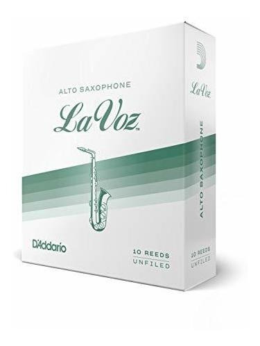 Draddario Woodwinds La Voz Alto Sax Cañas, Resistencia Medi 0