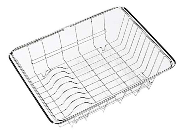 Estante De Secado De Plato Ajustable Sobre Fregadero, Szuah 0