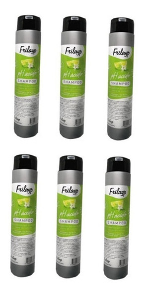 Kit Shampoo Ph Extra Acidon Frilayp Cierre Cuticula 370ml X6 0