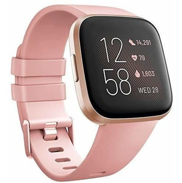 Malla Para Fitbit Versa 2/versa/lite/se Durazno / L 0