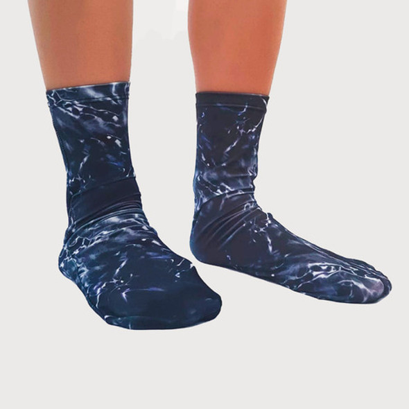 Medias De Agua Lycra Xtra Life Buceo Reflejo Negro 0