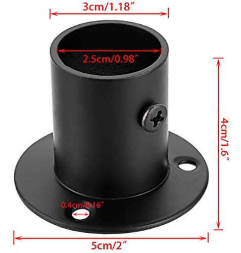 Ownmy 4 Paquetes De Soportes De Barra De Brida De Enchufes D 1