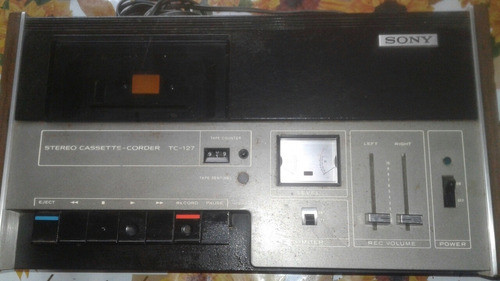 Deck Sony Tc 127 Vintage Funciona Macanismo Duro Limpieza 0