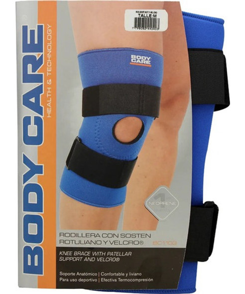 Rodillera Body Care Con Sosten Rotuliano Y Velcro 0
