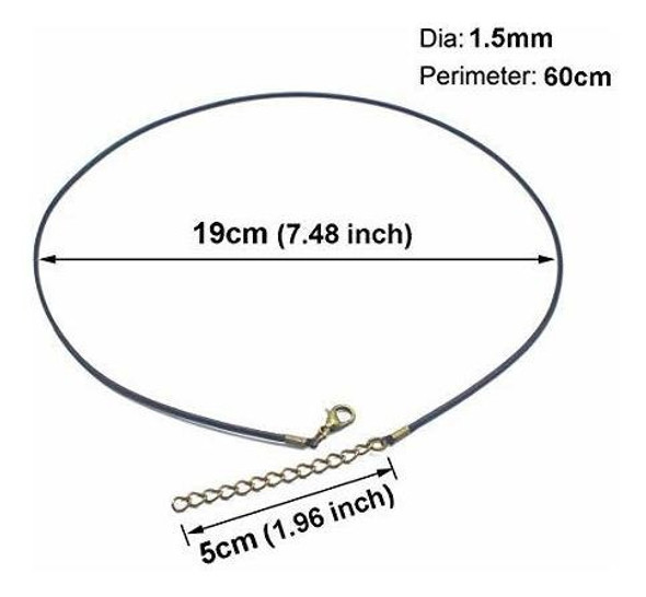 Cordón Encerado Con Forma De B De Sovenny, 30 Unidades, 1,5 1