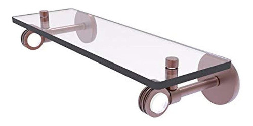 Allied Brass Cv-1d-16 Clearview Collection Estante De Vidrio 0
