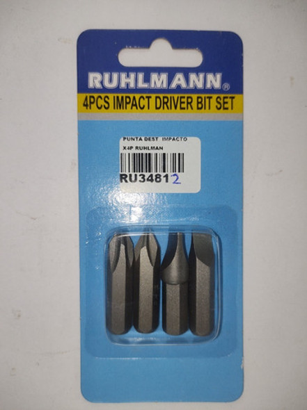 Juego De 4 Puntas De Impacto Ruhlmann Ru34812 1