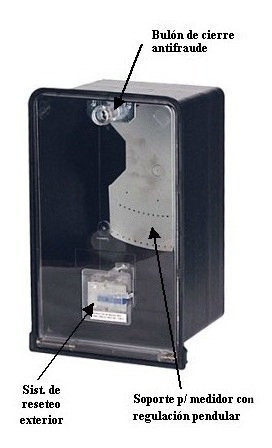 Caja Medidor Trifasica Edenor Con Reset 1