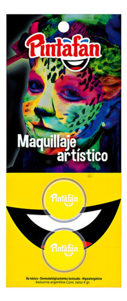 Maquillaje Artistico Amarillo Fluo Pack X1u (2u) 0