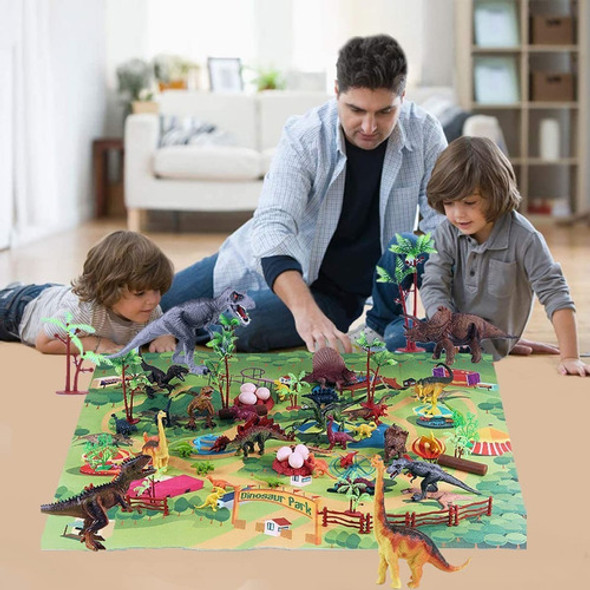 Caja De Dinosaurios  26 Dinosaurios Mapa + Accesorios 1