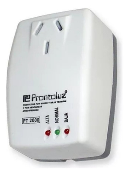 Protector Tension Enchufable 2500w 10a - Prontoluz 0