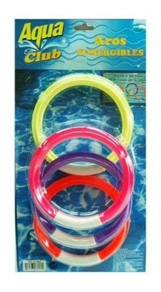 Set De 4 Aros Sumergibles Aqua Club Pileta 8925 Caffaro 0