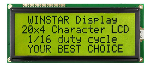 Wh2004l Display Lcd 20x4 Caracteres Bkl Am/ver 0