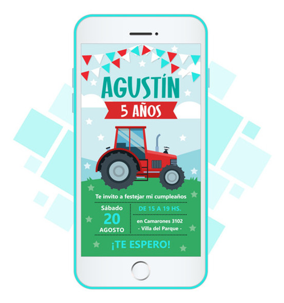 Invitación Virtual Imagen Digital - Tractor 0