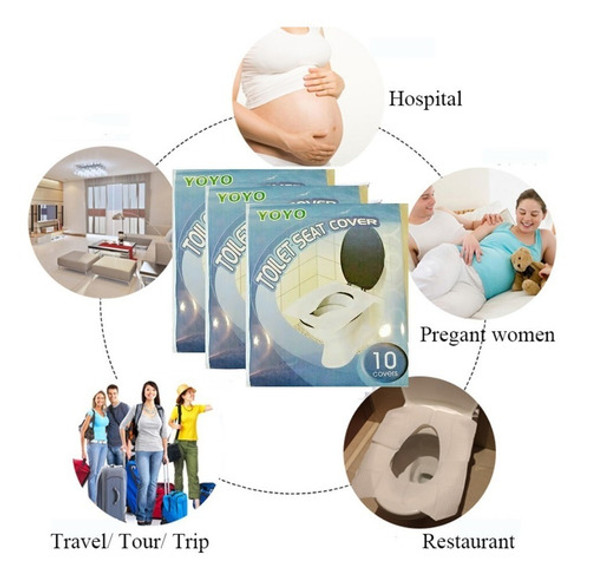 Toalla Descartable Cubre Inodoro X10u 0