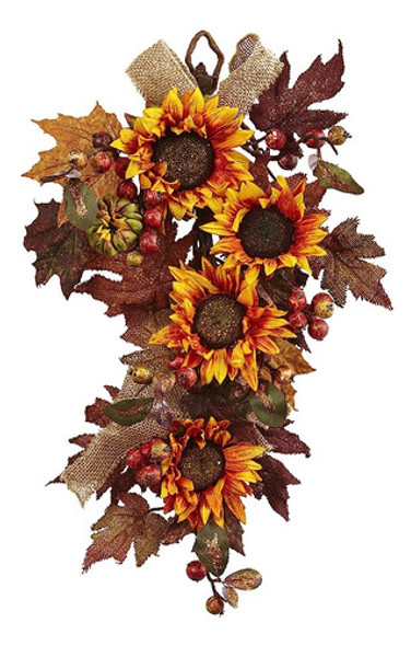 Lágrima De Girasol Y Bayas Casi Natural, 24  , Amarillo 0