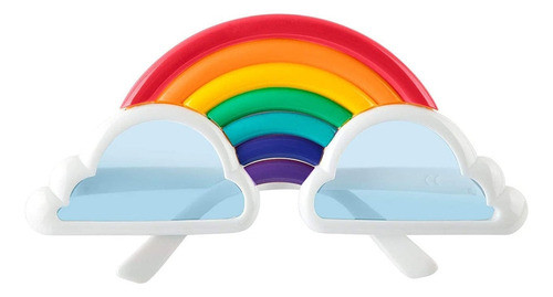 Lentes Con Nubes Y Arcoiris Fiesta Cotillón Ltf Shop 0