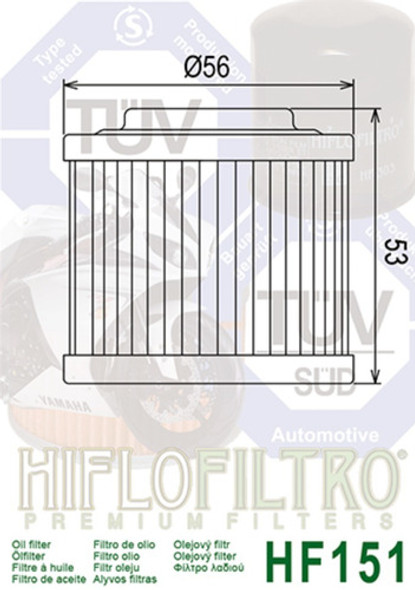 Filtro De Aceite Hiflo  Voge 650 Ds - 650 Dsx Rp 1