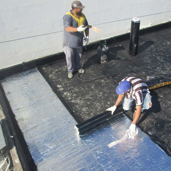 Membrana Asfáltica Maxiplas 40 Kg Con Aluminio 1