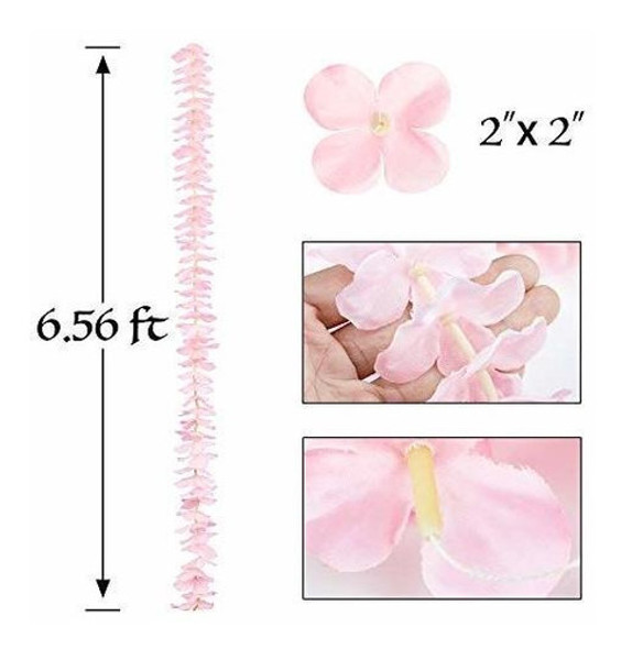 10 Guirnaldas De Hojas De Vid Artificiales De Seda Rosa 1