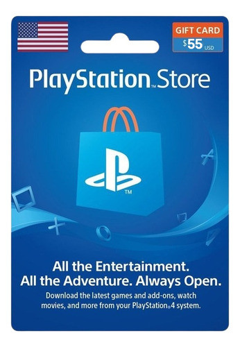 Tarjeta Psn Card 55 Usd - Cuentas Eeuu - Playstation Network 0