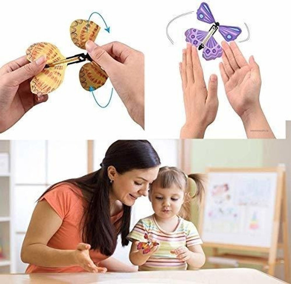 Mariposas Voladoras Magicas, Tarjeta De Felicitacion - 18u 1