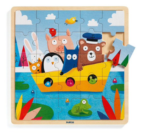 Puzzle Bote - 3 Años - Djeco - Dj01816 0