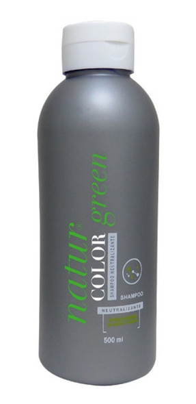 Shampoo Neutralizante Para Cabellos Grises Natur Color Green 0