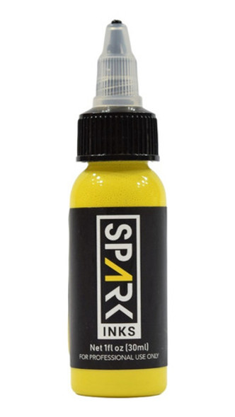 Pigmento Tinta Tattoo Spark Ink 1oz. Yellow Amarillo 0