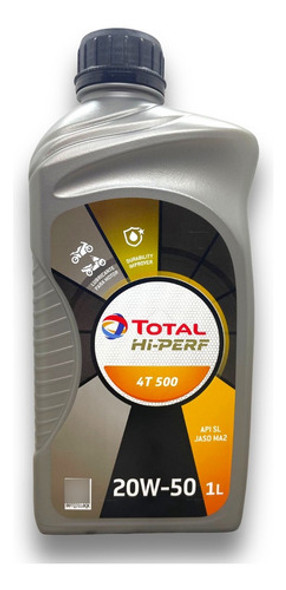 Kit Service 2l Aceite Total 20w50 + Filtro Bajaj Rouser 200 1