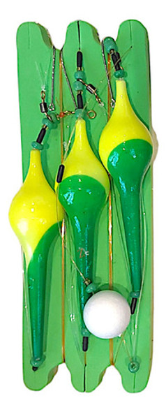 Linea Pejerrey Chupetona 8cm X3 Boyas. 0