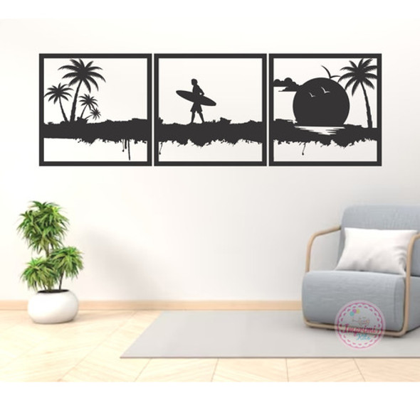 Kit Triptico Cuadro Vector Corte Laser Cnc Madera Vinilo C36 1