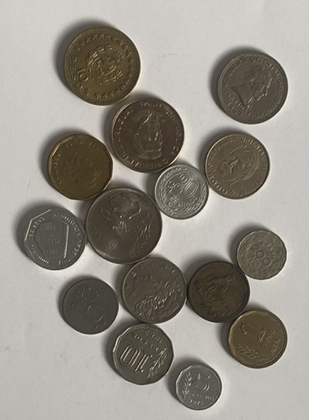 15 Monedas Antiguas Distintas, Lote Mercosur, Mer06 1