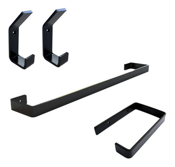 Accesorio Para Baño Kit Diseño Industrial 0