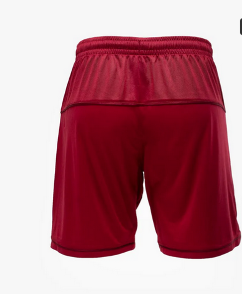 Umbro Club Atlético Lanús Official Home Shorts 2025 – Unisex – Garnet – Regular Fit