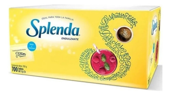 Edulcorante Splenda En Polvo 700 Sobres 0